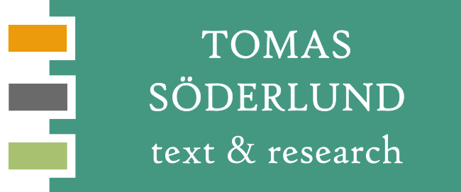 Tomas Söderlund text & research